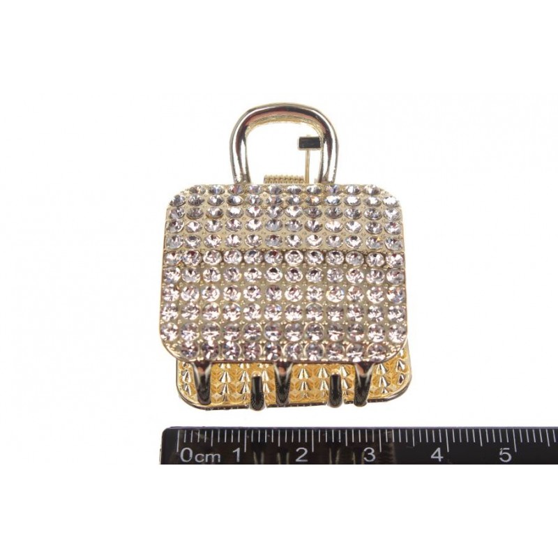 Краб для волос металлический 