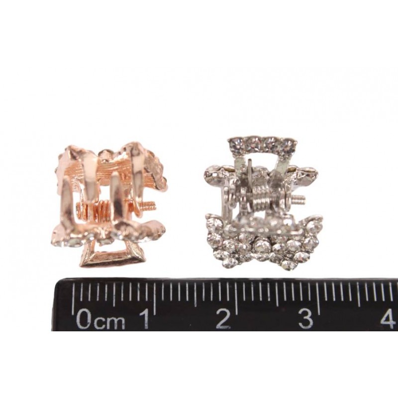 Краб для волос металлический 