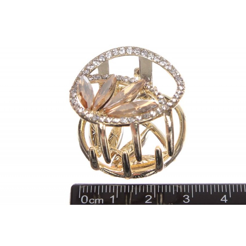 Краб для волос металлический 