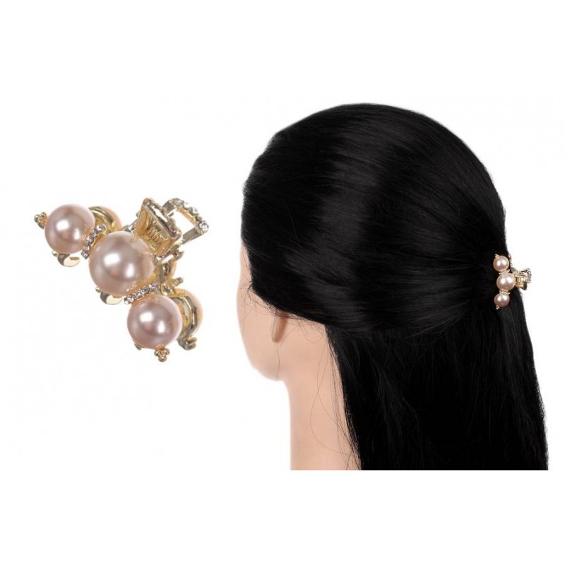 Краб для волос металлический 