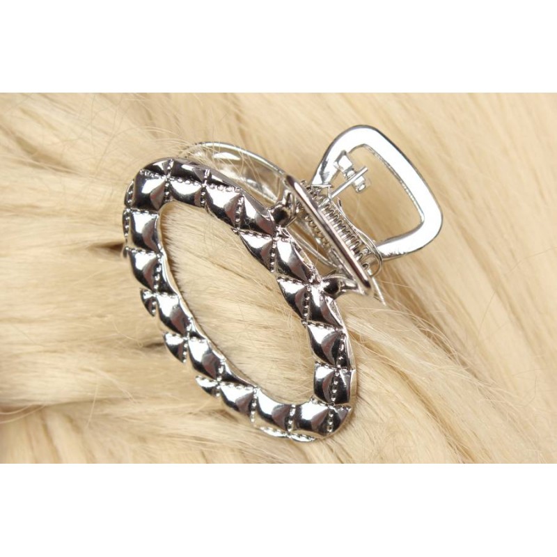 Краб металлический серебро сталь 4,5см 1-206128