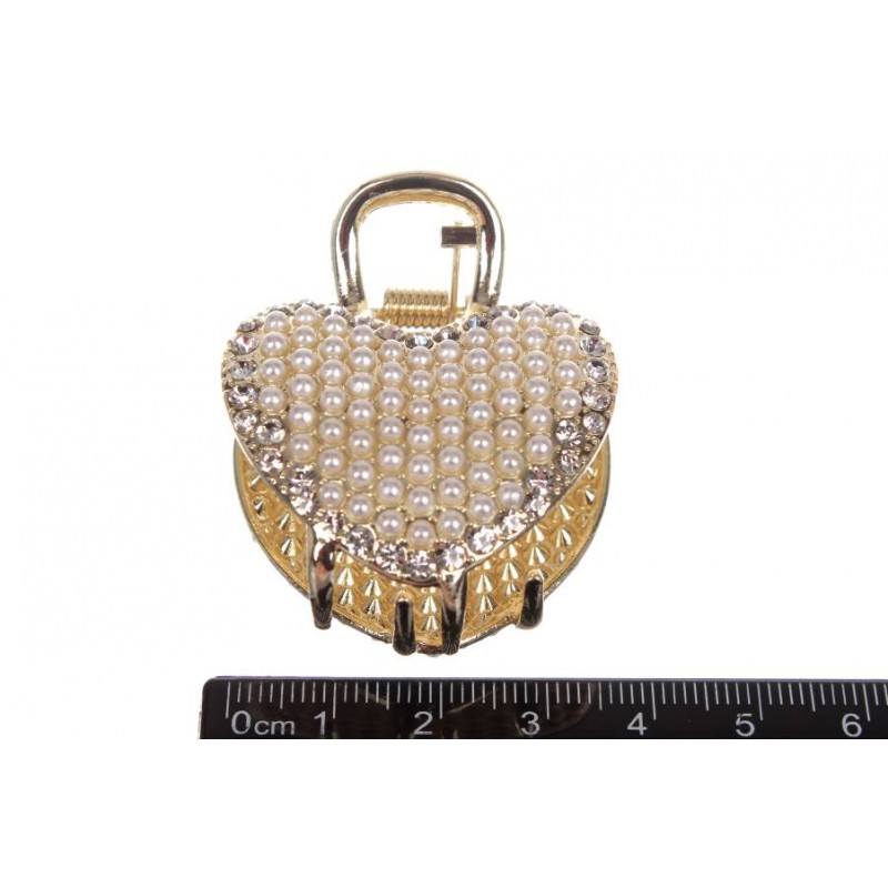 Краб для волос металлический 