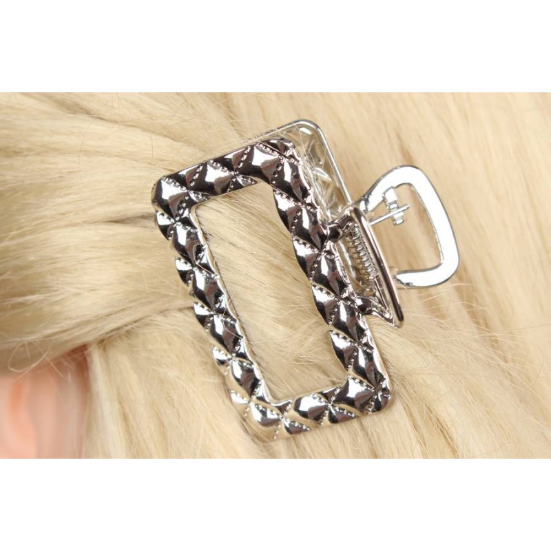 Краб металлический серебро сталь 4,5см 1-206081