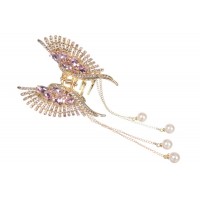 Краб для волос металлический 