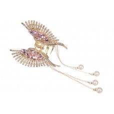 Краб для волос металлический 