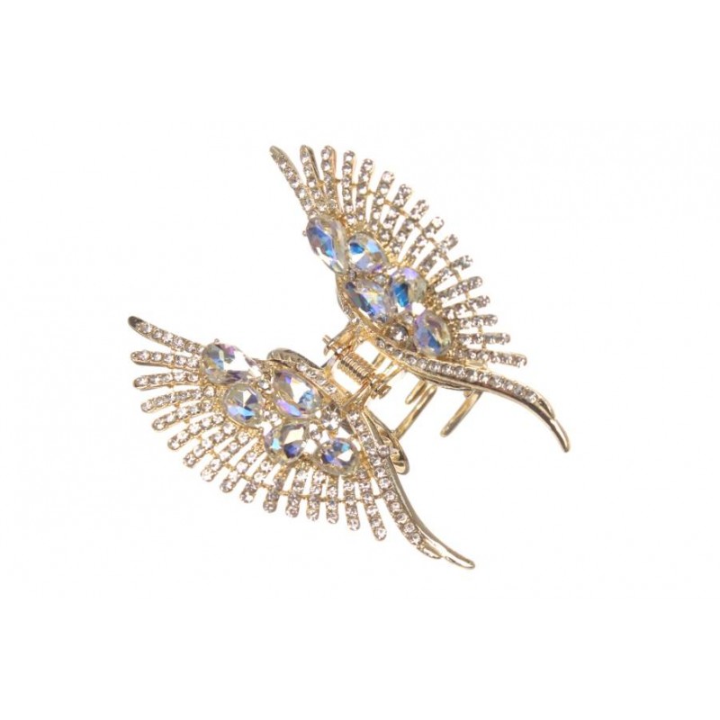 Краб для волос металлический 