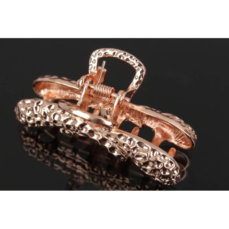 Краб для волос металлический