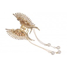 Краб для волос металлический 