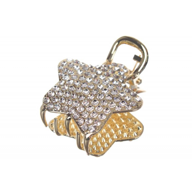 Краб для волос металлический 