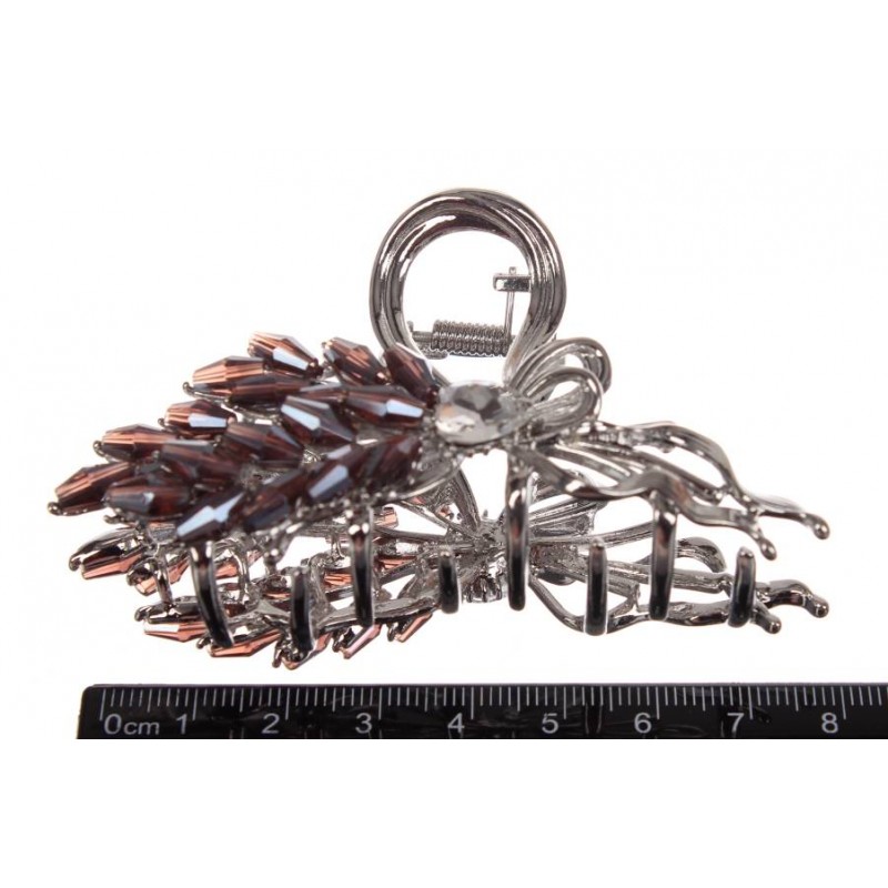 Краб для волос металлический 