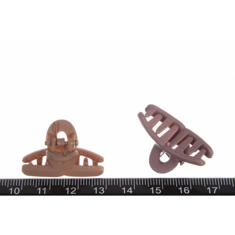 Краб для волос пластиковый маленький 2,5см 1-202434