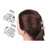 Краб металлический 2,5см серебро 1-187953