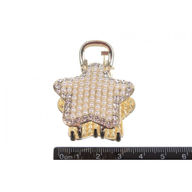 Краб для волос металлический 