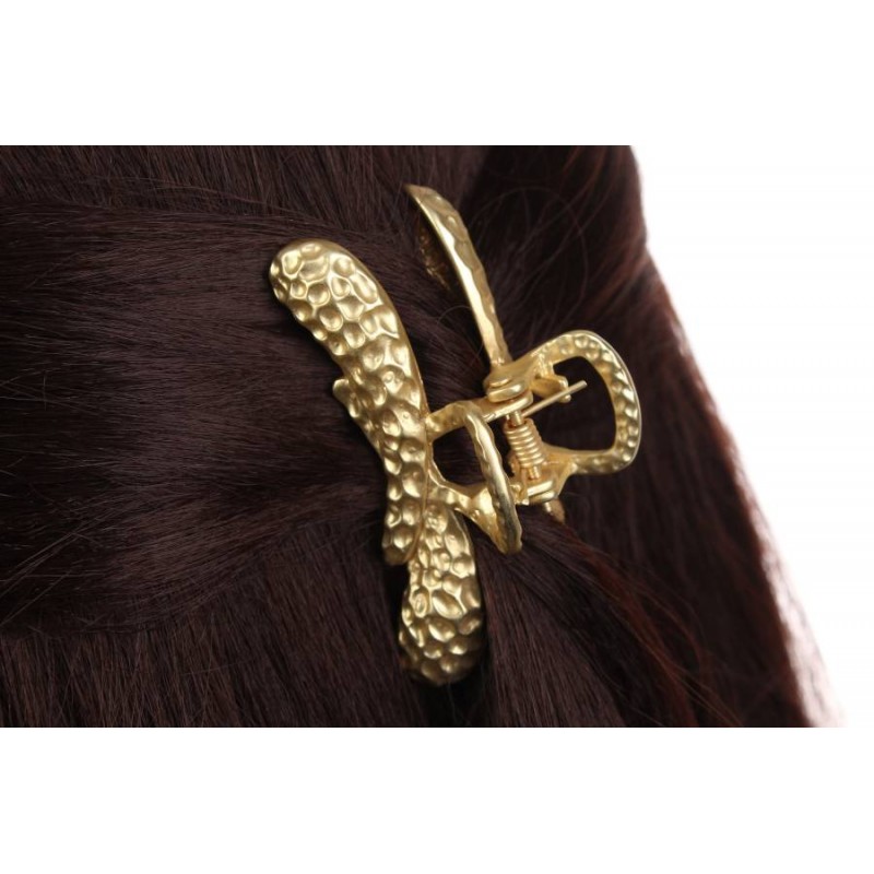 Краб для волос металлический