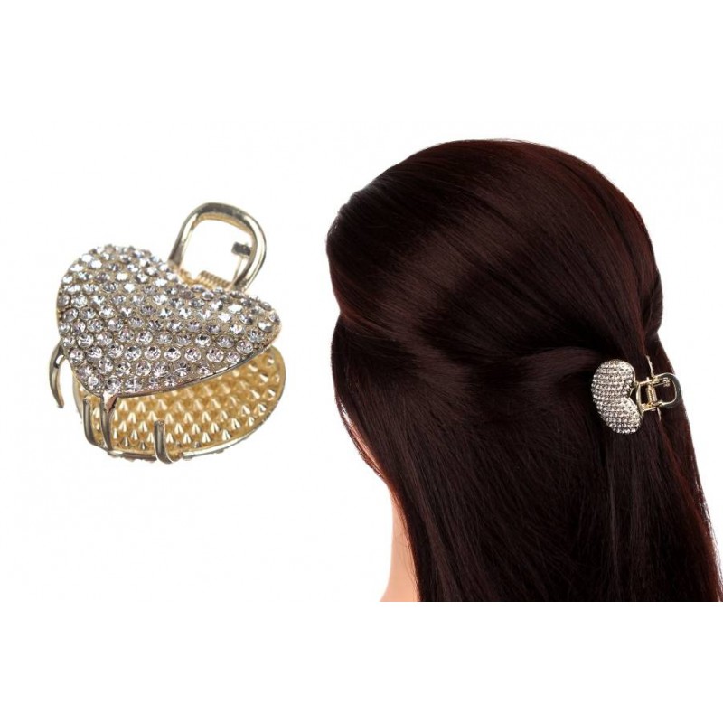 Краб для волос металлический 