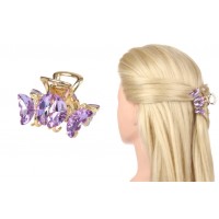 Краб для волос металлический 