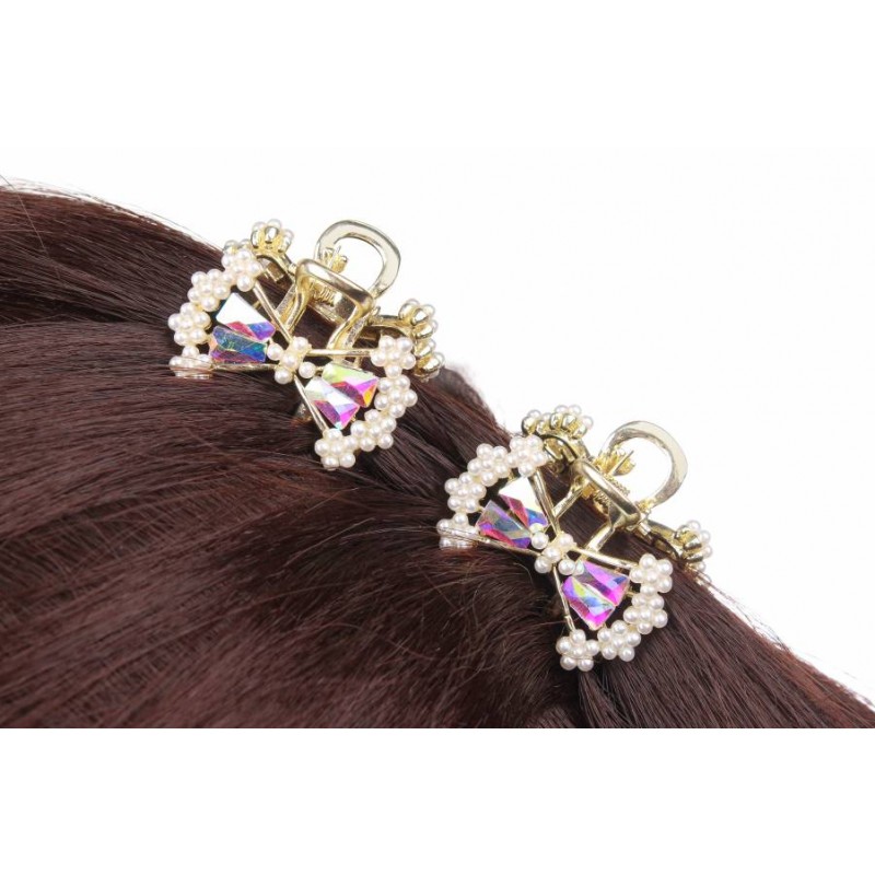 Краб для волос металлический 2,5 см 1-197594