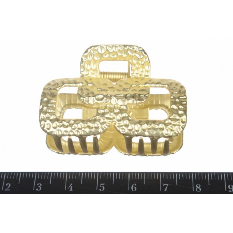 Краб для волос металлический