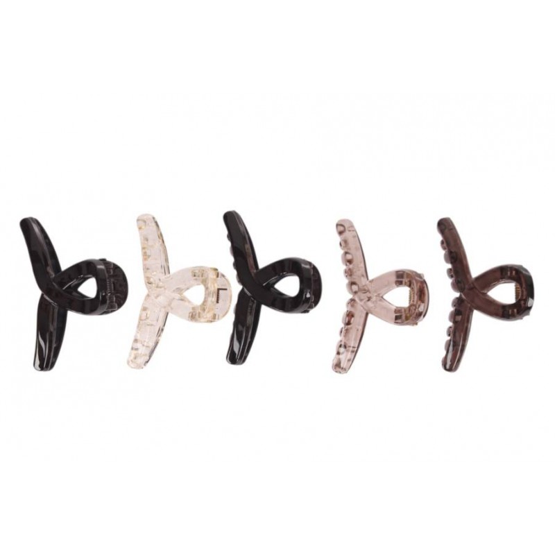 Краб для волос пластиковый 4,5см 1-214628