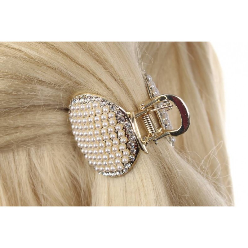 Краб для волос металлический 