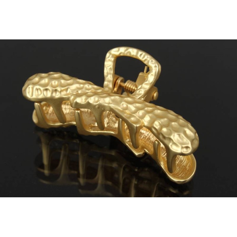 Краб для волос металлический