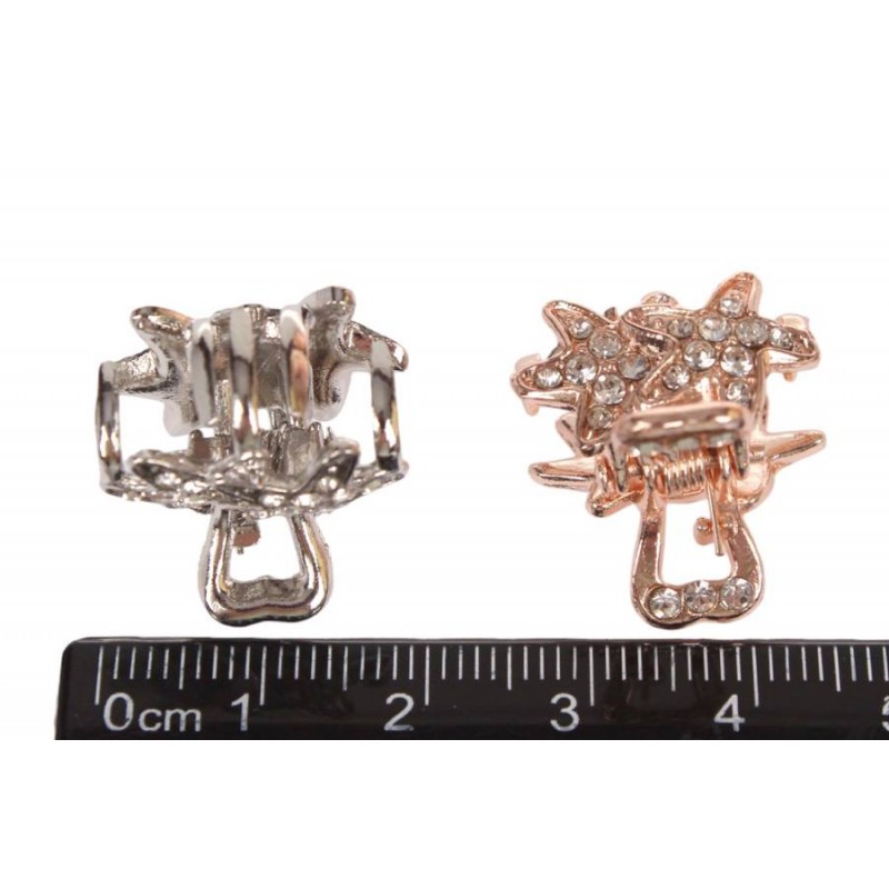 Краб для волос металлический 