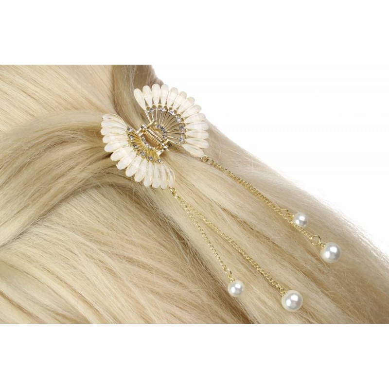 Краб для волос металлический 