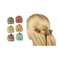 Набор краб для волос пластиковый 4см+1см+1см  1-217148