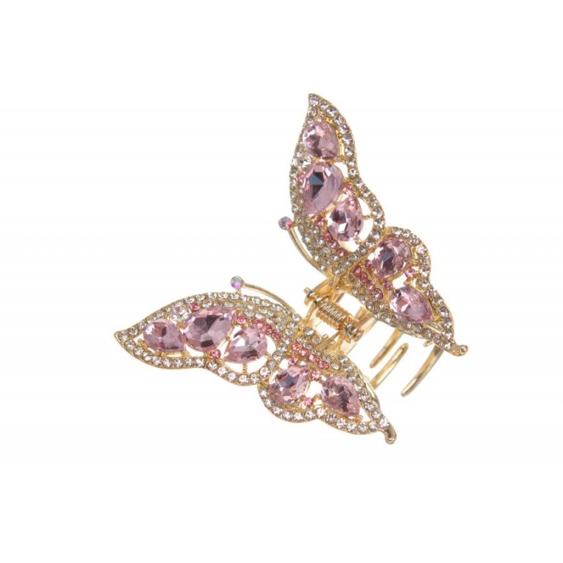 Краб для волос металлический 