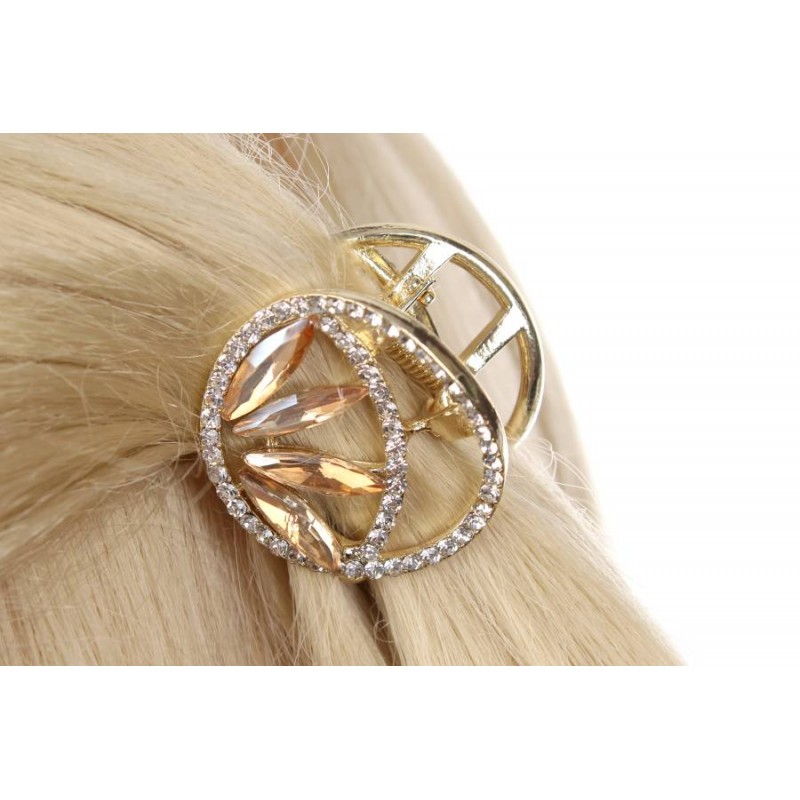 Краб для волос металлический 