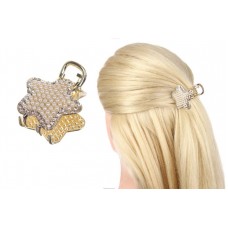 Краб для волос металлический 