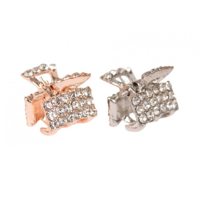 Краб для волос металлический 