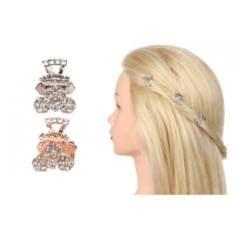 Краб для волос металлический 