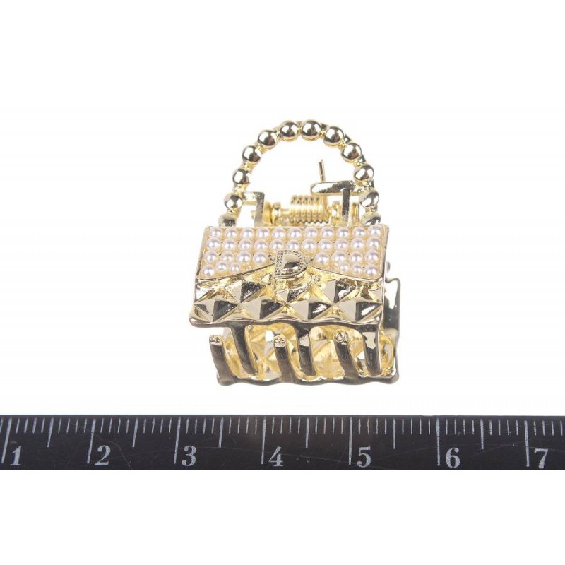 Краб для волос металлический 2,5 см 1-197525