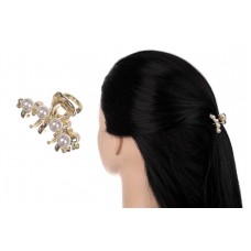 Краб для волос металлический 