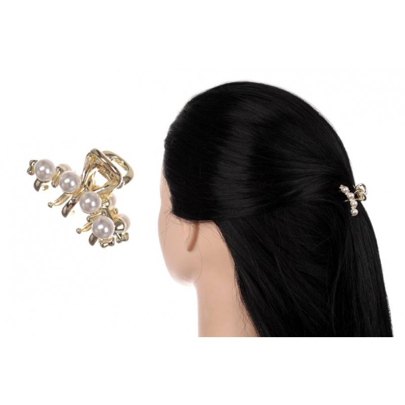 Краб для волос металлический 