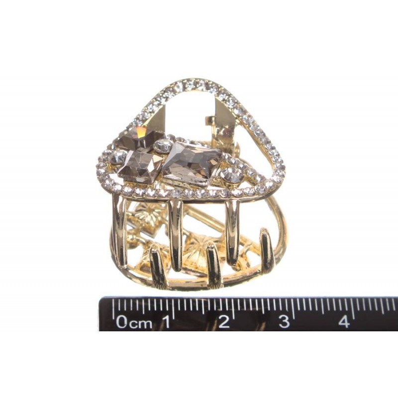 Краб для волос металлический 