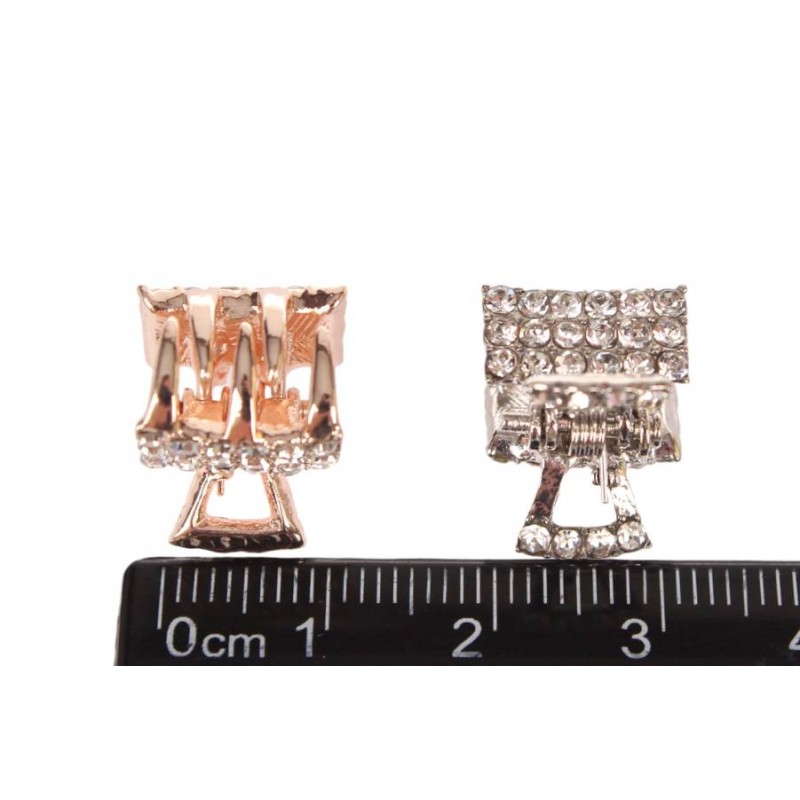 Краб для волос металлический 