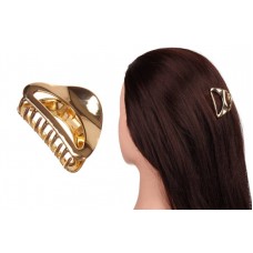 Краб для волос металлический  5см золото 1-213614