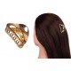 Краб для волос металлический  5см золото 1-213614