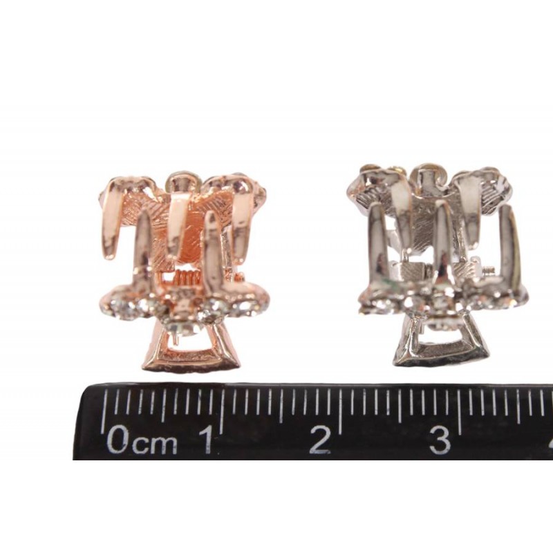 Краб для волос металлический 