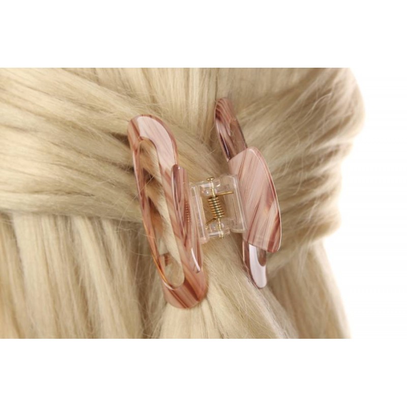 Краб для волос французкий пластик 1-212976