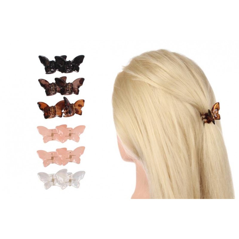 Краб для волос пластиковый 4,5см 1-214642