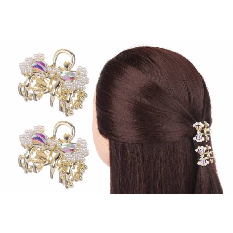 Краб для волос металлический 2,5 см 1-197594