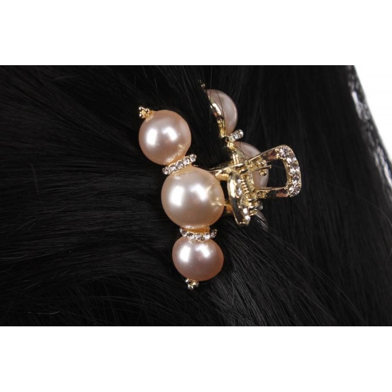 Краб для волос металлический 