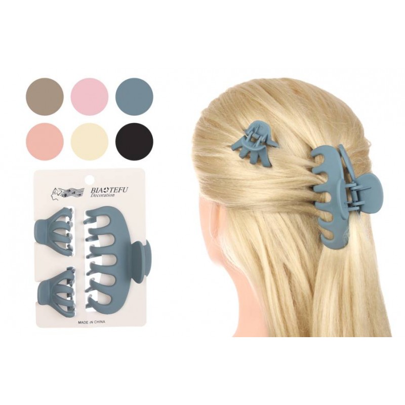 Набор краб для волос 9см+2 по 4см 1-210002