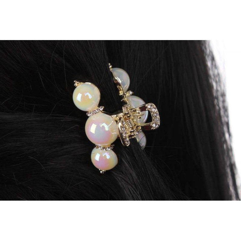 Краб для волос металлический 