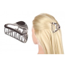 Краб металлический серебро сталь 4,5см 1-206173