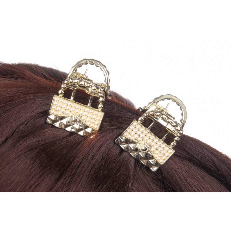 Краб для волос металлический 2,5 см 1-197525