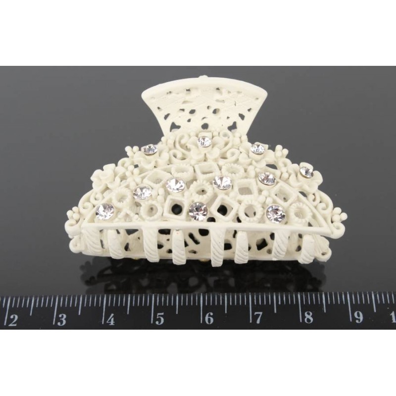 Краб металлический (бежевый)